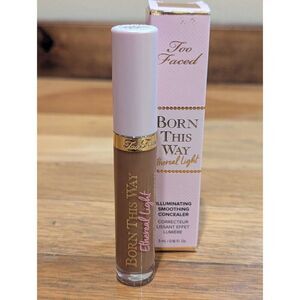 Too Faced Born This Way Ethereal Light Concealer Chocolate Truffle Deep NIB